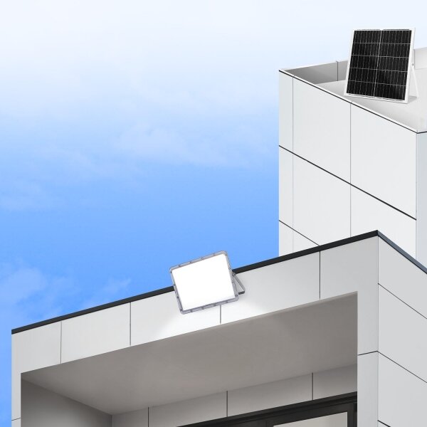 Aigostar - Димируем соларен LED прожектор LED/200W/3,2V IP65 + дистанционно управление