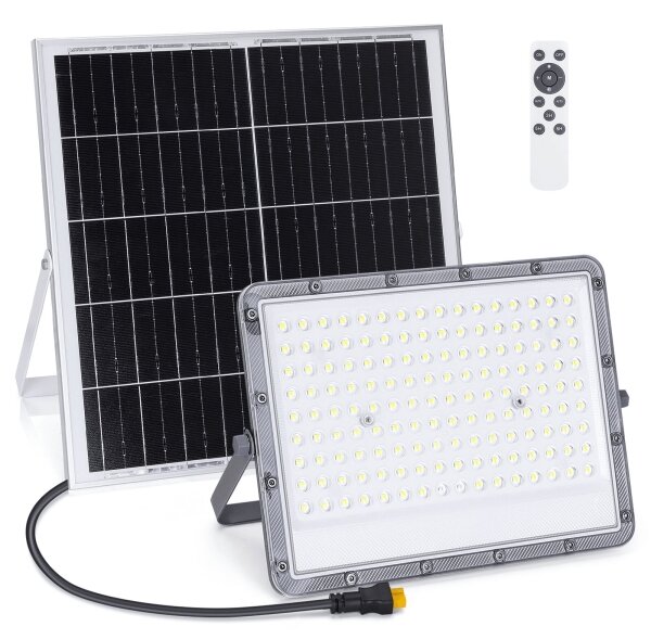 Aigostar - Димируем соларен LED прожектор LED/200W/3,2V IP65 + дистанционно управление