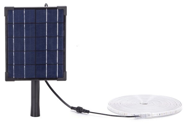 Aigostar - LED RGB Димируема соларна лента LED/5W/3,2V 5+2m IP65 + д.у