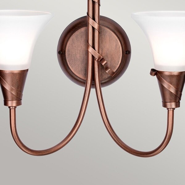 Elstead EM2-COPPER - Аплик EMILY 2xE14/40W/230V