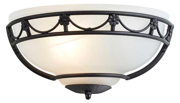 Elstead CB-WU-BLACK - Аплик CARISBROOKE 1xE27/60W/230V