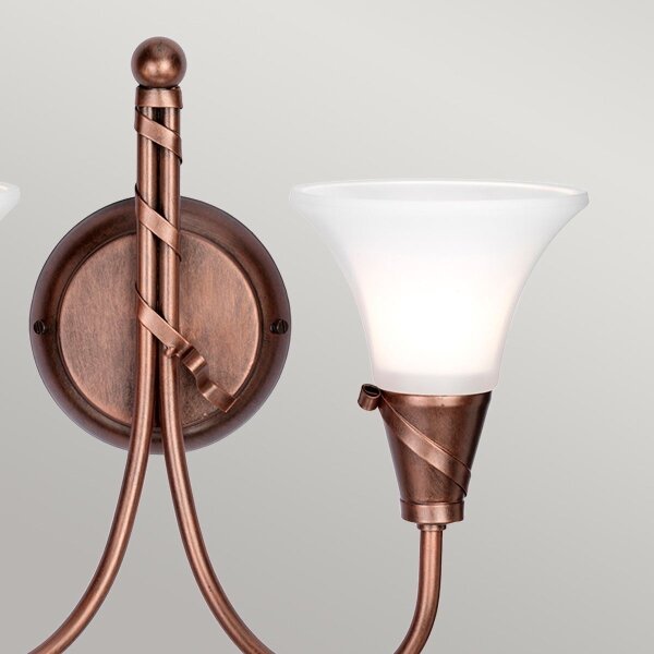 Elstead EM2-COPPER - Аплик EMILY 2xE14/40W/230V