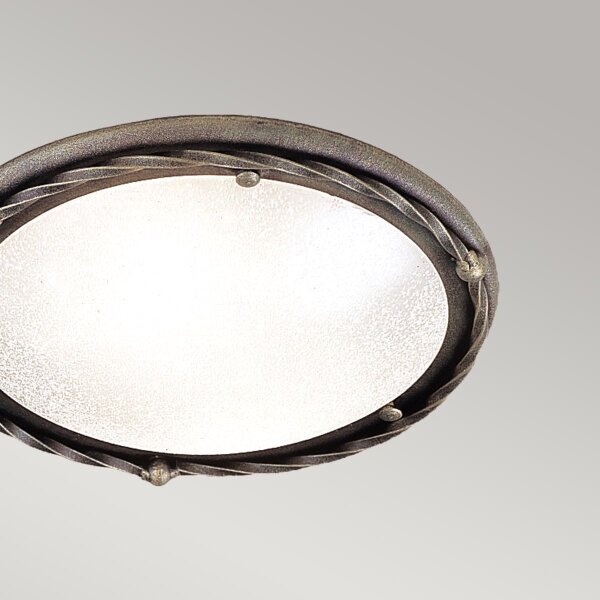 Elstead PB-F-B-BLK-GOLD - Плафон PEMBROKE 1xE27/60W/230V месинг