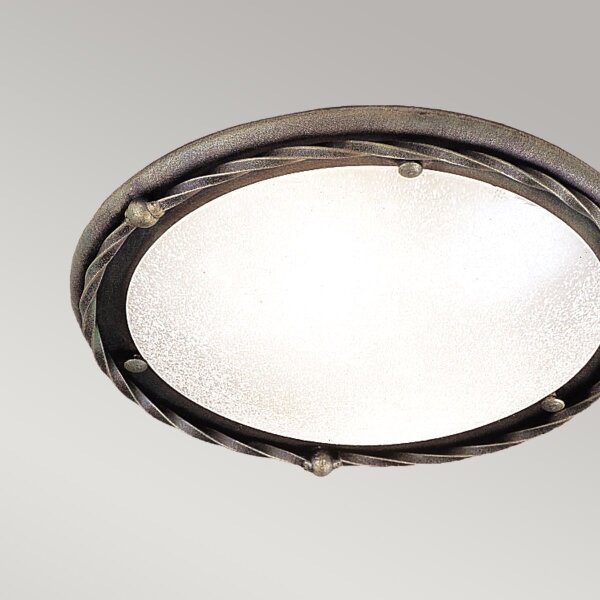 Elstead PB-F-B-BLK-GOLD - Плафон PEMBROKE 1xE27/60W/230V месинг