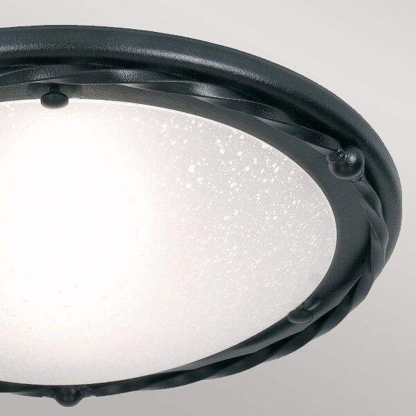 Elstead PB-F-B-BLACK - Плафон PEMBROKE 1xE27/60W/230V черен