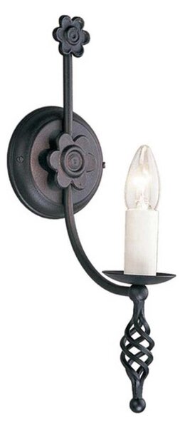 Elstead BY1-BLACK - Аплик BELFRY 1xE14/60W/230V