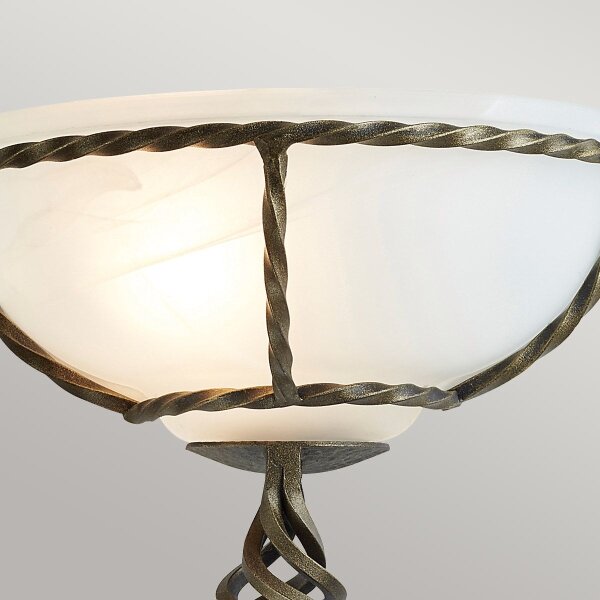 Elstead PB-WU-BLK-GOLD - Аплик PEMBROKE 1xE27/60W/230V