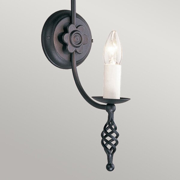 Elstead BY1-BLACK - Аплик BELFRY 1xE14/60W/230V