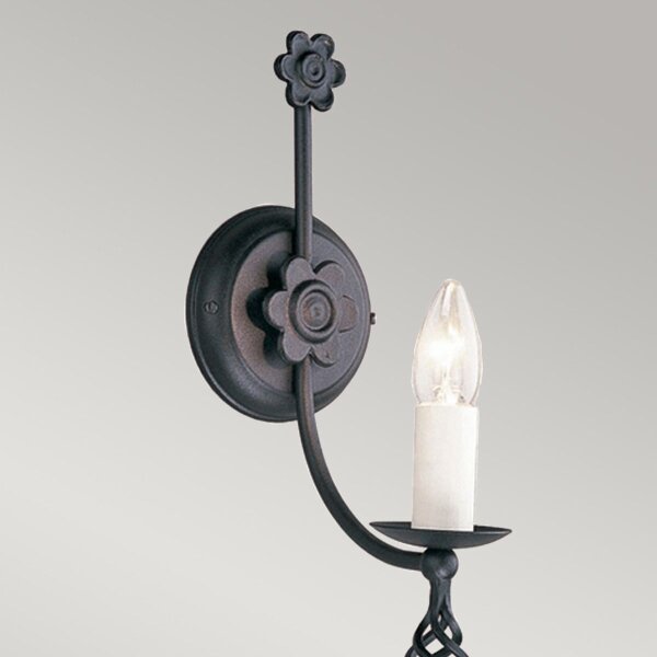 Elstead BY1-BLACK - Аплик BELFRY 1xE14/60W/230V