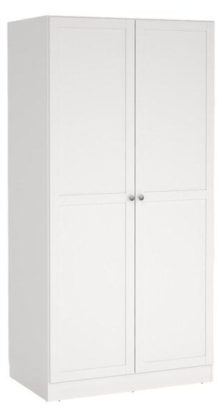 Бял гардероб 99x200x62 cm Billund – Tvilum