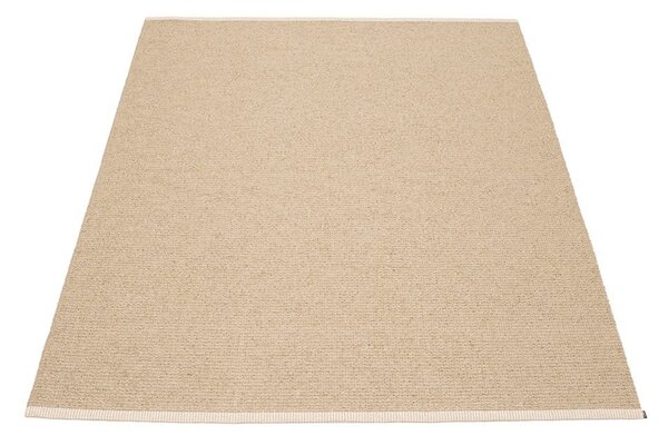Бежов килим за открито и закрито 140x200 cm Mono Light Nougat – Pappelina