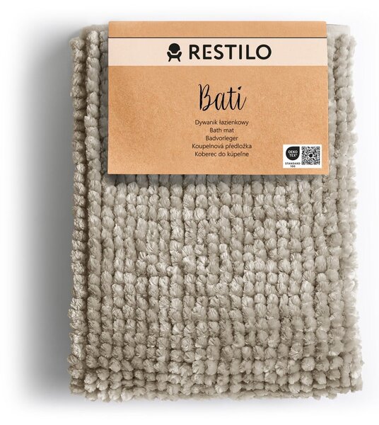 Бежов килим за баня 50x70 cm Bati – Restilo