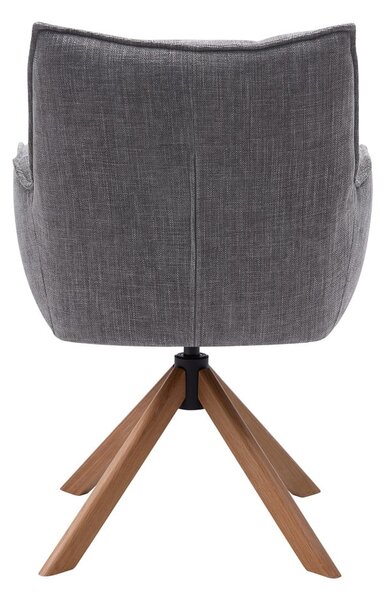 Сиви тапицирани трапезни столове в комплект 2 бр. Marilla – Unique Furniture