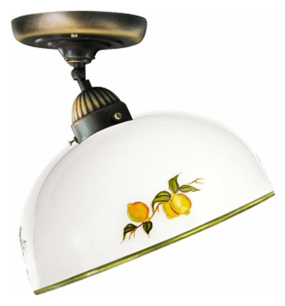 Kolarz 731.10.129 - Полилей за повърхностен монтаж NONNA 1xE27/75W/230V Ø 30 см лимони