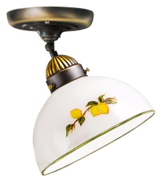 Kolarz 731.10.126 - Полилей за повърхностен монтаж NONNA 1xE27/75W/230V Ø 20 см лимони