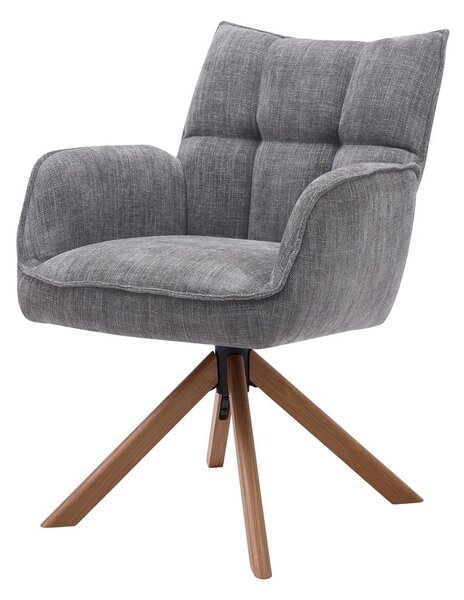 Сиви тапицирани трапезни столове в комплект 2 бр. Marilla – Unique Furniture