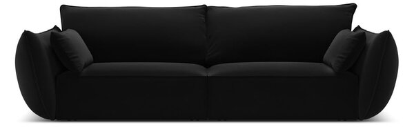 Черен кадифен диван 208 cm Vanda – Mazzini Sofas