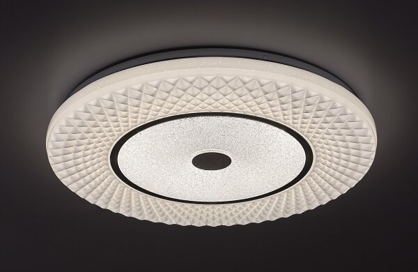 Rabalux 3254 - Димируемо LED таванно осветително тяло TORNADO LED/72W/230V + дистанционно управление