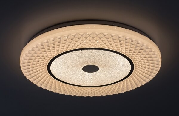 Rabalux 3254 - Димируемо LED таванно осветително тяло TORNADO LED/72W/230V + дистанционно управление
