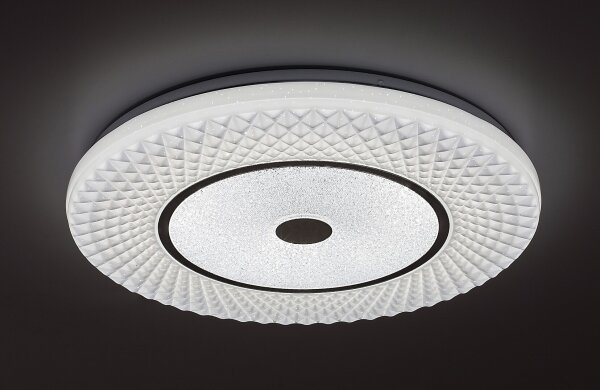 Rabalux 3254 - Димируемо LED таванно осветително тяло TORNADO LED/72W/230V + дистанционно управление