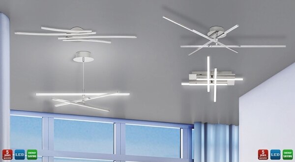 Rabalux 2478 - LED таванно осветително тяло MEREDITH LED/18W/230V