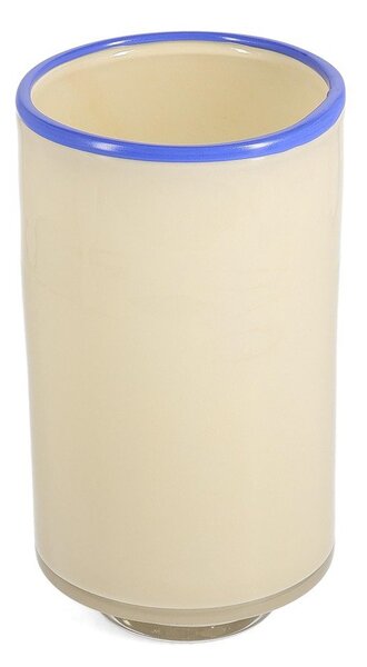 Кремава стъклена ваза (височина 21,5 cm) Milo – ONA