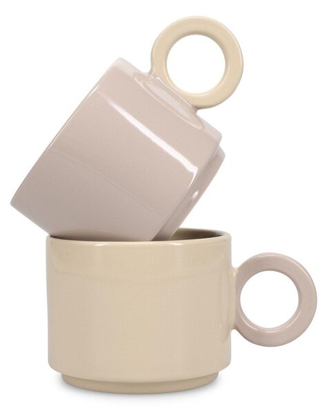 Сива глинена чаша 280 ml Lou – ONA