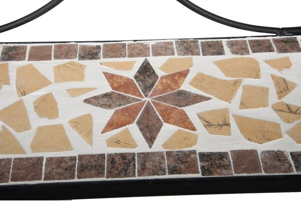 Черна метална стенна закачалка с рафт 42 cm Almeria – Garden Pleasure