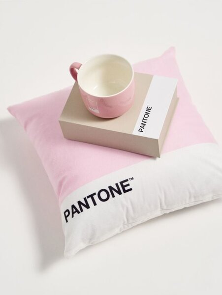 Sinsay - Калъфка за възглавница Pantone - пастелнорозово