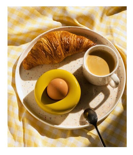 Бежова порцеланова чиния ø 25 cm Fika – ONA