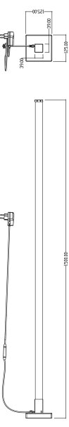 Brilliant - LED RGBW Димируем лампион NEELE LED/6,5W/230V черен + д.у