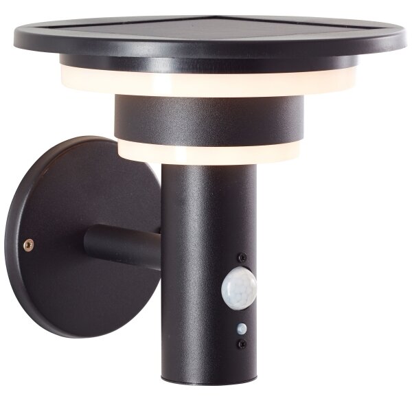 Brilliant - LED соларен стенен фенер с сензор GARVINA LED/3W/3,7V IP44