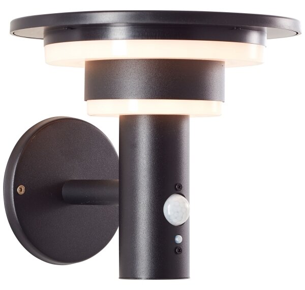 Brilliant - LED соларен стенен фенер с сензор GARVINA LED/3W/3,7V IP44