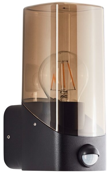 Brilliant - Екстериорен аплик със сензор MINOU 1xE27/10W/230V IP44