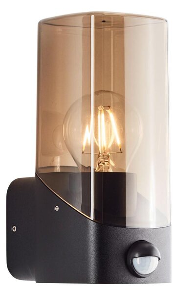 Brilliant - Екстериорен аплик със сензор MINOU 1xE27/10W/230V IP44