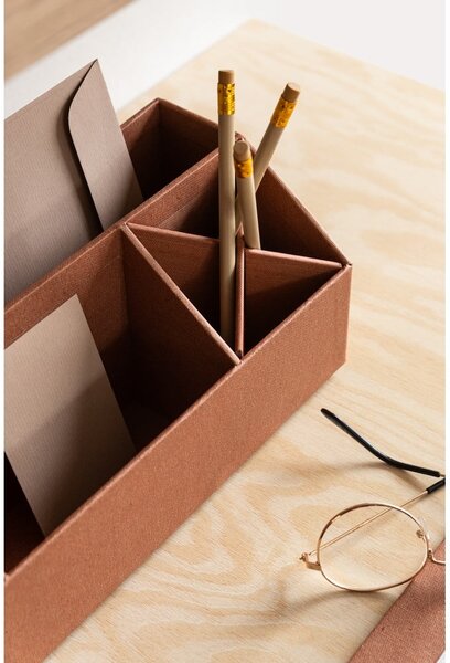 Картонен органайзер за канцеларски материали Elisa Restore Paper Laminate – Bigso