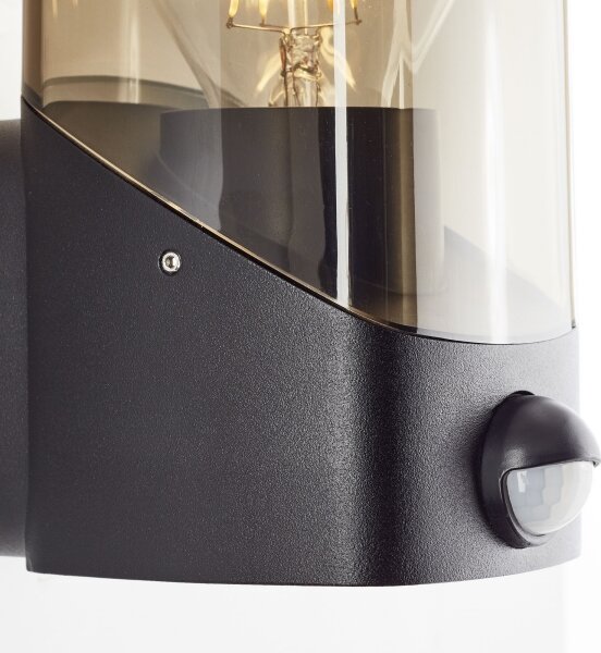 Brilliant - Екстериорен аплик със сензор MINOU 1xE27/10W/230V IP44