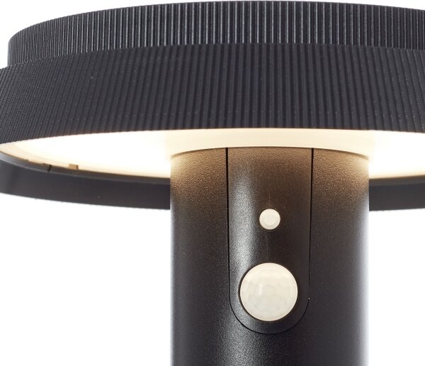 Brilliant - LED соларна лампа с сензор ALVERO LED/4W/3,7V 70 см IP44 черна