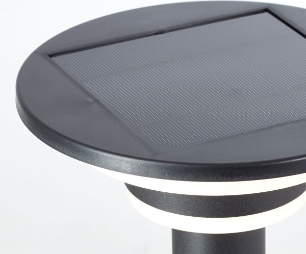 Brilliant - LED соларна лампа с сензор GARVINA LED/3W/3,7V 45 см IP44 черна