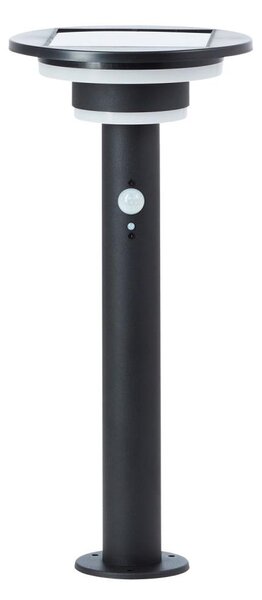 Brilliant - LED соларна лампа с сензор GARVINA LED/3W/3,7V 45 см IP44 черна