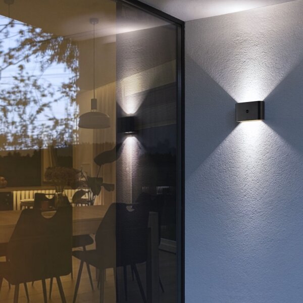 Brilliant - LED външно стенен осветител XINO LED/3W/5V IP44 с сензор