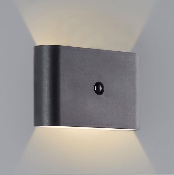 Brilliant - LED външно стенен осветител XINO LED/3W/5V IP44 с сензор