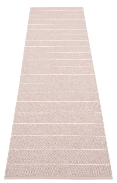 Светлорозова пътека за открито и закрито 70x270 cm Carl Pale Rose – Pappelina