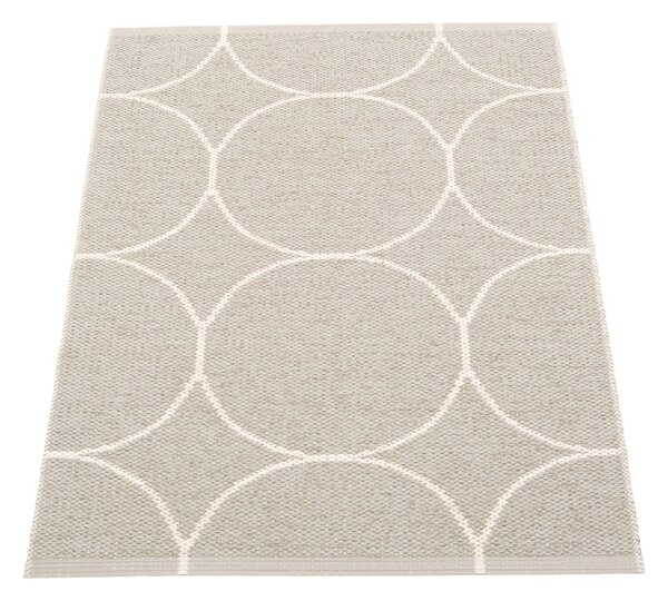 Кремав килим за открито и закрито 70x100 cm Boo Linen – Pappelina