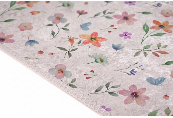Килим подходящ за пране 80x150 cm Floral – Vitaus