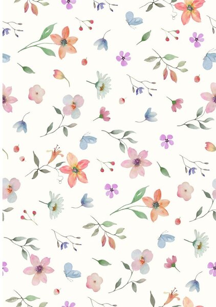 Килим подходящ за пране 80x150 cm Floral – Vitaus