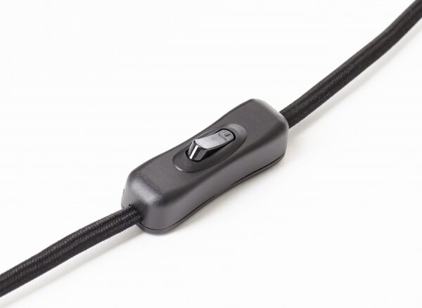 Brilliant - Настолна лампа NALAM 1xE14/40W/230V черен/пепел