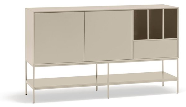 Кремав скрин 166x98x45 cm Platt – Teulat