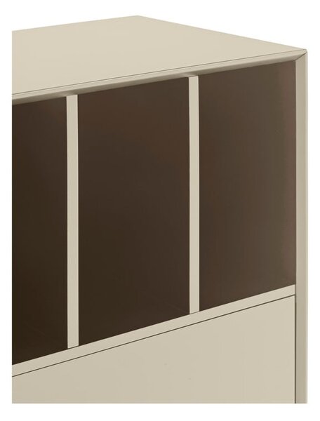 Кремав скрин 166x98x45 cm Platt – Teulat