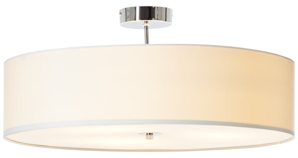 Brilliant - Полилей за повърхностен монтаж ANDRIA 3xE27/60W/230V Ø 60 см бял